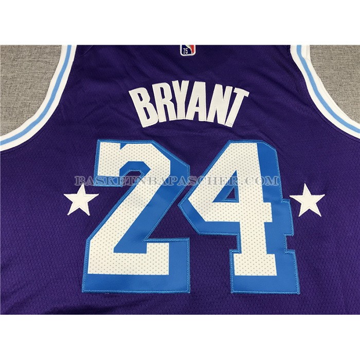 Maillot Los Angeles Lakers Kobe Bryant NO 24 Ville Edition 2021-22 Volet